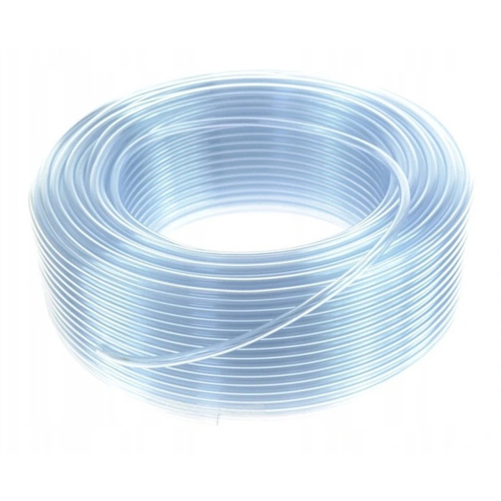 Bradas CRISTALLO EXTRA technikai tömlő, átlátszó, 10mm belső átmérő, 50m, olaj- és benzinálló