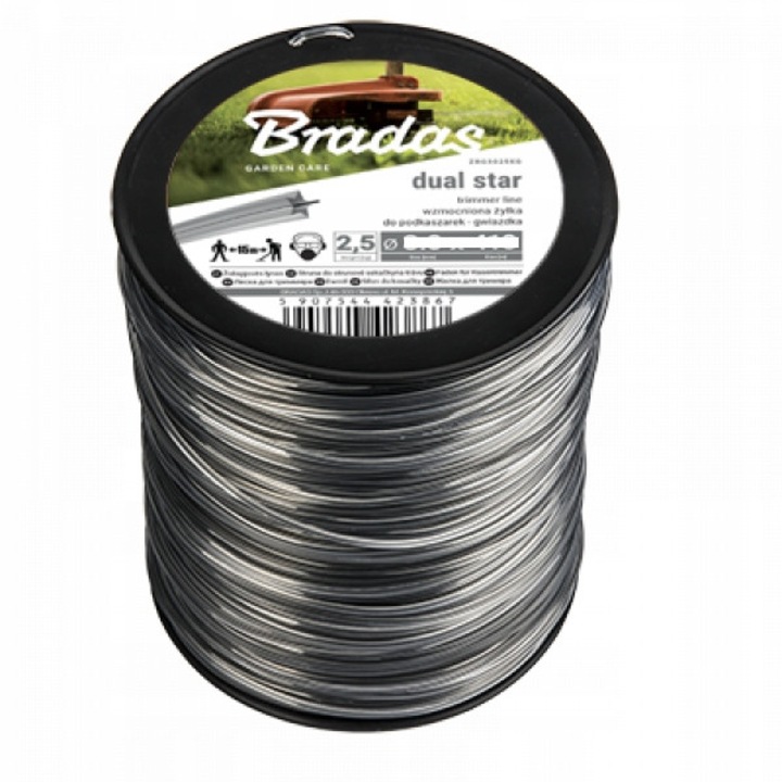 Корда за косене Bradas ZRG2725KG, 2,7мм x 507м, здрава, комплект 2,5кг