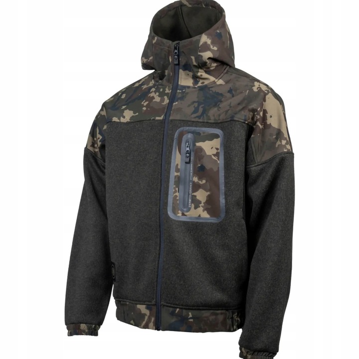 Hanorac sport barbati, Nash, Zero Tolerance Nordic Fleece, impermeabil, gluga, camuflaj, M INTL