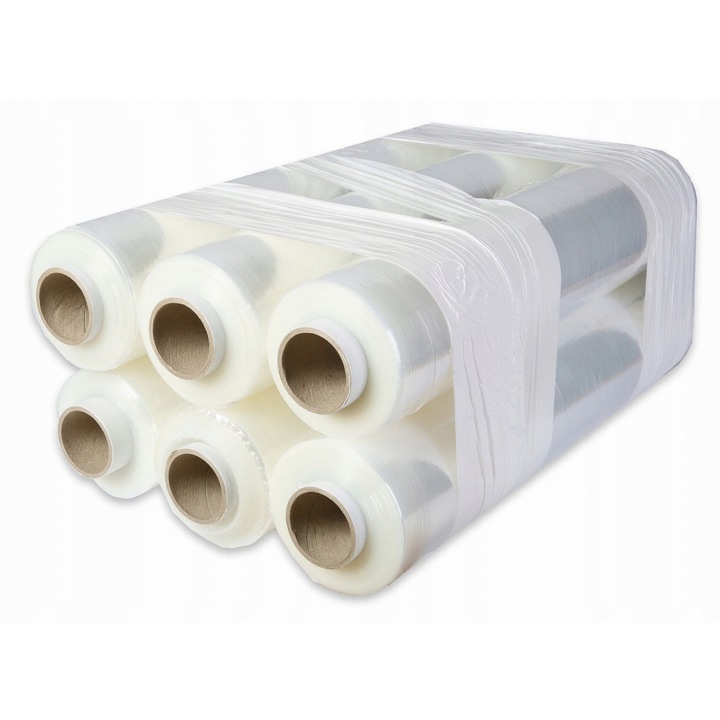 Комплект 10 стреч фолиа 1,5 кг, прозрачни, 50x23см