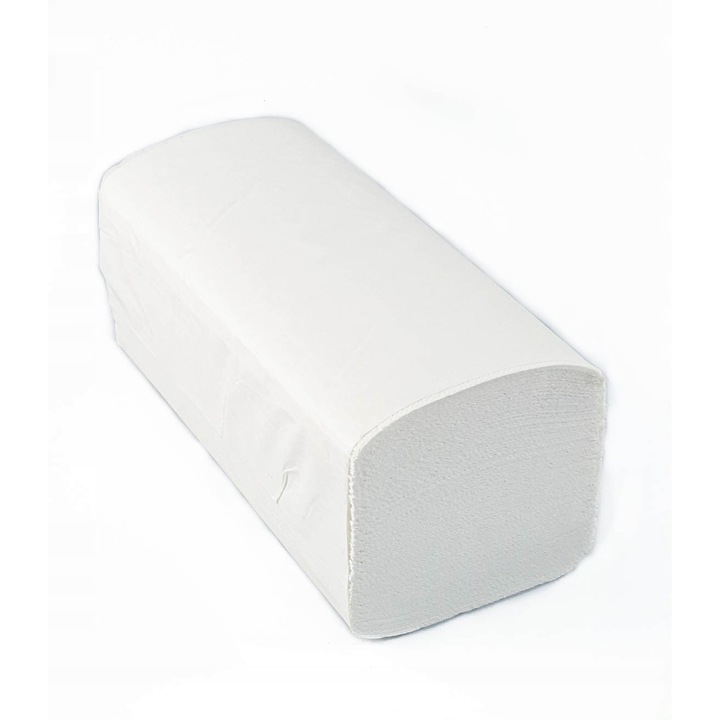 Prosoape de hartie Ellis, 150 bucati, 2 straturi, alb, format ZZ