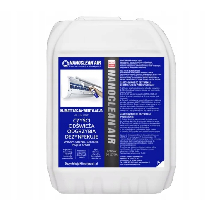 Odorizant camera NANOCLEAN AIR, NANOCLEAN AIR, 5L, fara parfum