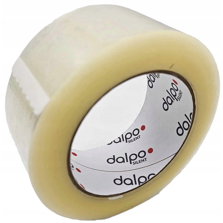 Banda adeziva Dalpo, 48mm x 110m, transparenta, rezistenta la UV, set 6 bucati