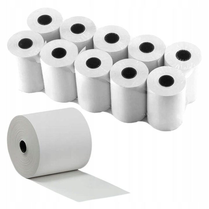 Rolki termice 57x25mm set 10 bucati, hartie speciala