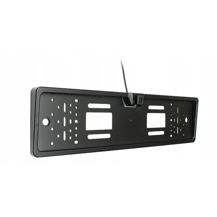 Rama suport numar inmatriculare cu suport camera de marsarier, GOMEDIA, 54.5x13.5cm, cu suruburi