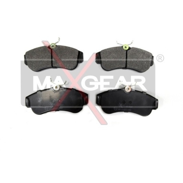 Set plăcuțe frână Maxgear pentru Nissan Fața Primera 90-99 Almera 00