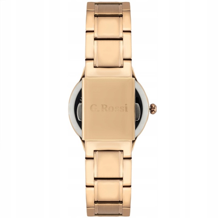 Ceas de dama G. Rossi zg742e, mecanism MIYOTA, rosegold, 33x41x7mm, set cu cutie si toata prezentare.