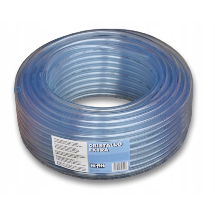 Igelit tömlő Bradas CRISTALLO EXTRA 4x7mm, átlátszó, 100m, vegyszerálló