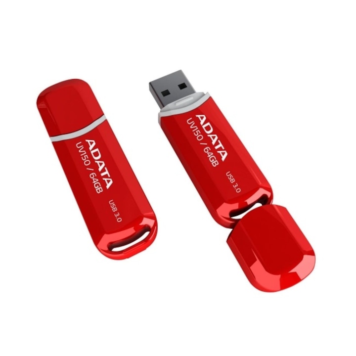 Memorie USB, ADATA, 64GB, USB 3.1, Rosu