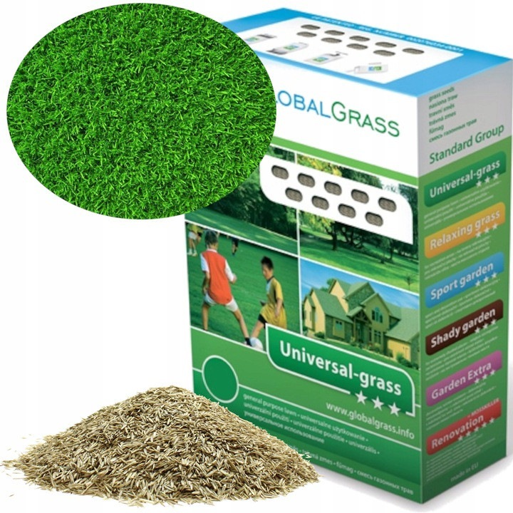 GlobalGrass univerzális gyepfű 1kg, 40m2, minden talajtípusra