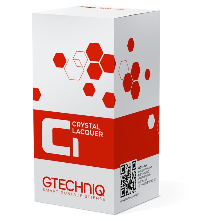 Set Gtechniq C1 Crystal Lacquer 30ml + C2 Liquid Crystal 250ml, transparent, rezistent la zgarieturi