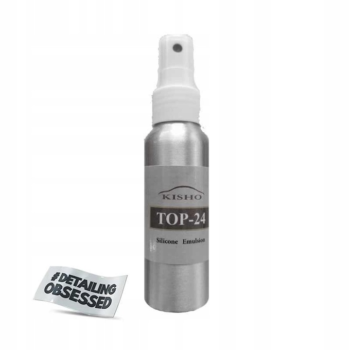 Kisho TOP-24 Plus 100ml Quick Detailer, set cu eticheta #DETAILING OBSESSED, imbunatateste luciul, protectie 6 luni