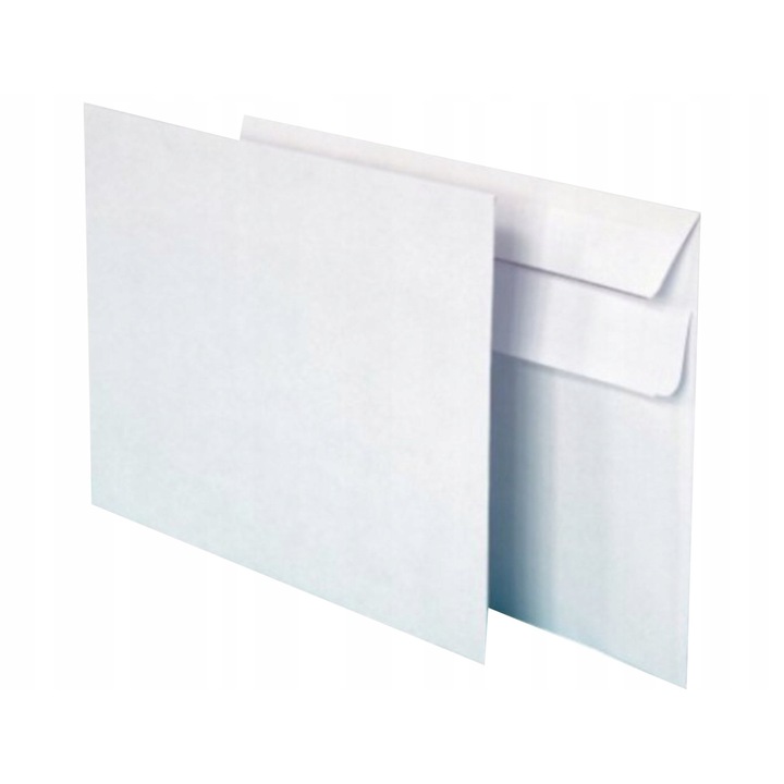 Plicuri NC C6, 1000 bucati, alb, autocolante