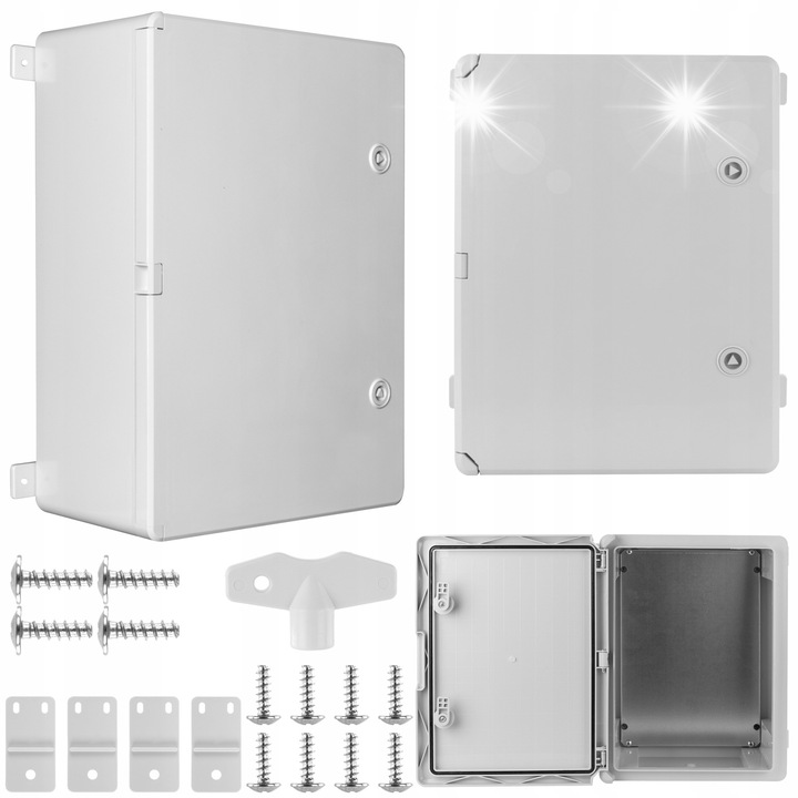 Obudowa plastica hermetica NEKU 400x500x240mm IP65 IK10, gri