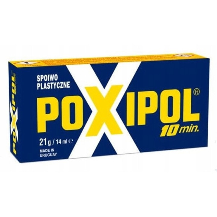 Lipici metalic PoXipol 21g, rezistent la apa si temperaturi de pana la 120C, set cu tava de amestecare