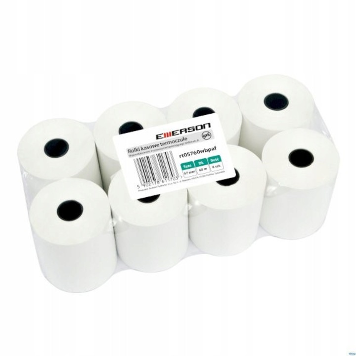 Rolka termica set 16 bucati, Emerson, 57x60m, alb