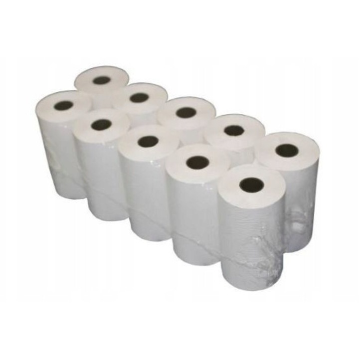 Rola termica 80x30mm, Eureka, set 90 bucati, hartie de calitate superioara, BPA free