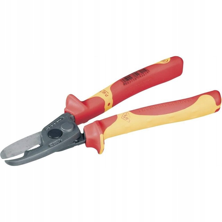 NWS kábelvágó fogó, 210 mm, titán, háromkomponensű markolat