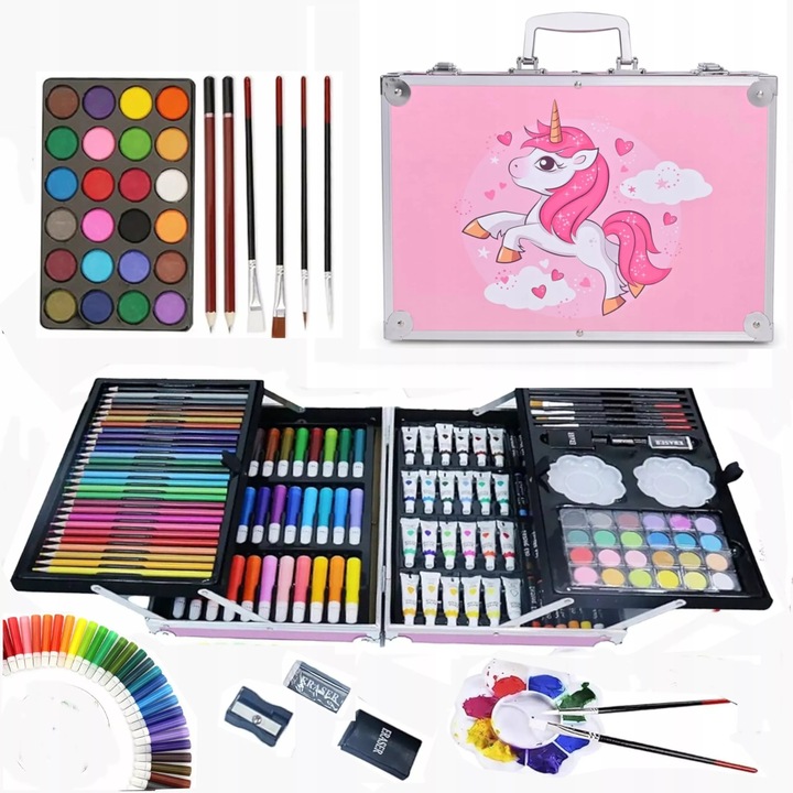 Set artistic de pictura pentru copii, Jokomisiada, multicolor