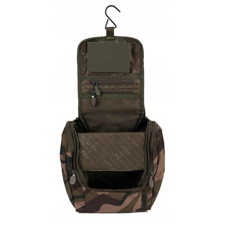 Trusa Fox Camolite Wash Bag, khaki, 500D