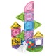 Magna-Tiles microMAGS Tavaszi Kert Építőszett, 24 elem, nyuszi figura, pasztell színek