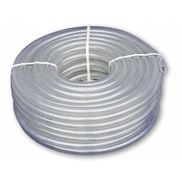 Bradas MetalFlex tömlő 32mm, átlátszó, 30m, -15C és +65C közötti hőmérsékletnek ellenálló