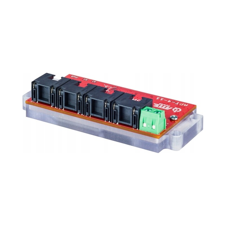 ATTE APT-4-11 10/100Mbps 4 portos PoE switch, 1xPoE IN 802.3af/at/bt60, 3xPoE OUT 802.3af/at