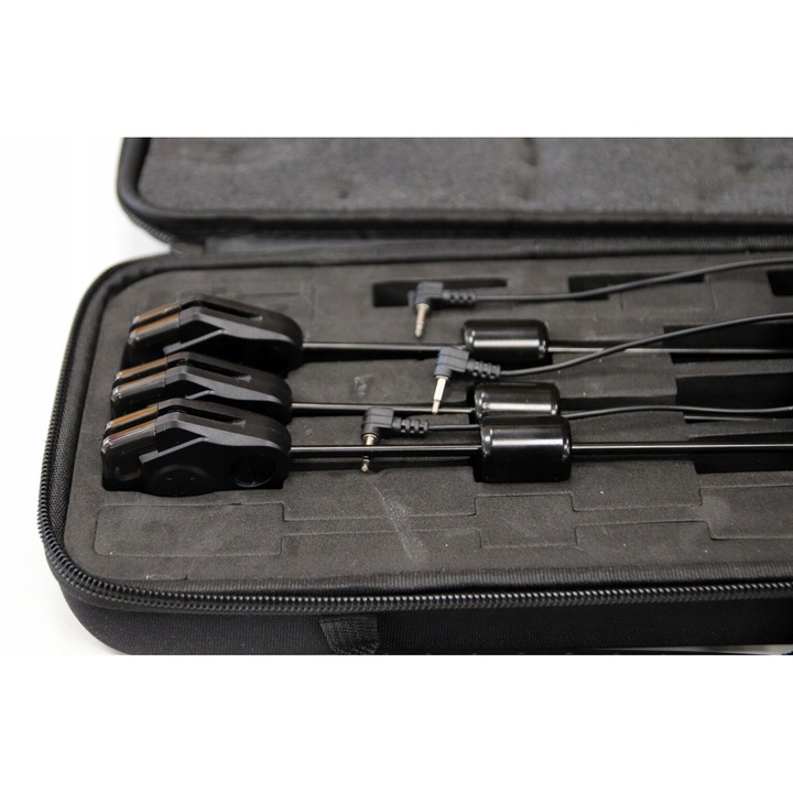 Set semnalizatoare Mivardi MCX88, 3 bucati, 7 culori reglabile, negru, cu etui