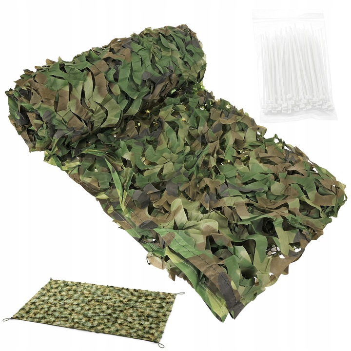 Plasa de camuflaj pentru gard, 2x3 m, Iso Trade, Waterproof