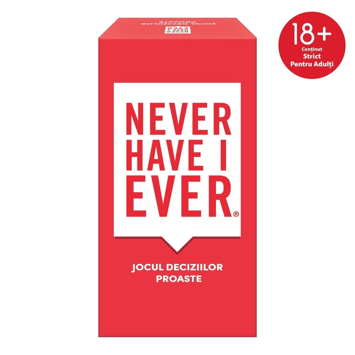 Társasjáték Never Have I Ever, Felnőtteknek, Többszínű