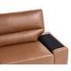 Canapea cu 3 locuri din piele sintetica maro Vogar