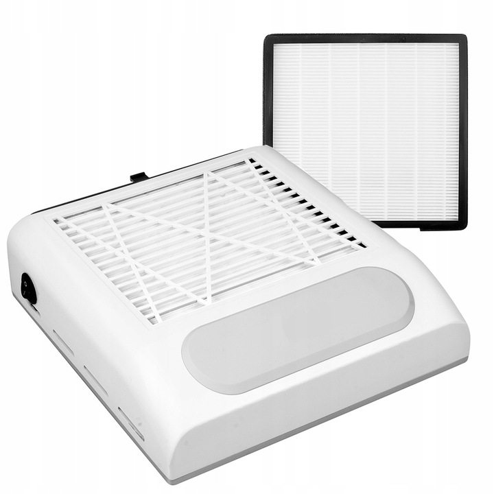 Aspirator de praf, Red-Ice, 80W, 99% eficienta, alb, 24,5x23x8,5cm