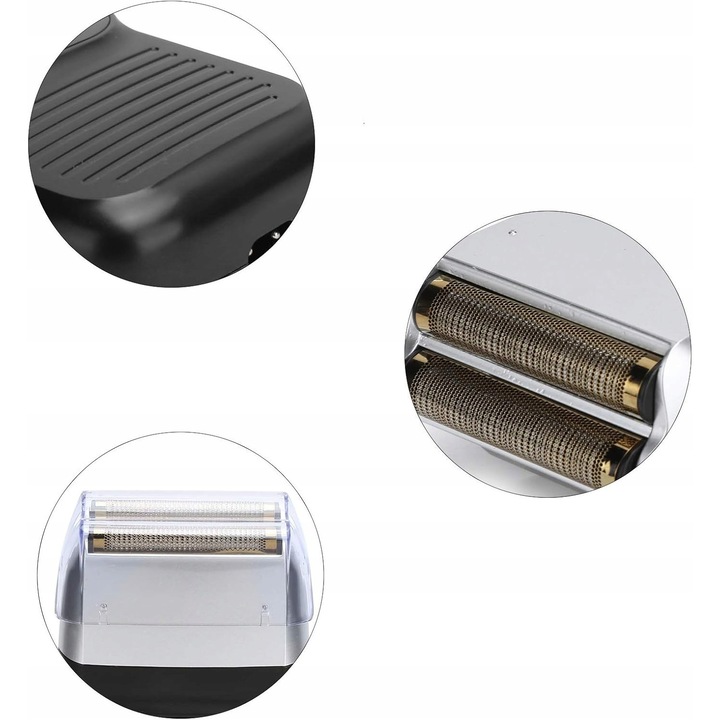 Aparat de ras electric Bedee KM-2026, negru, 14x6x3cm, set complet