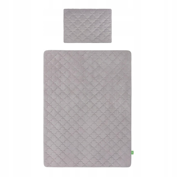 Set perne si patura LULANDO VELVET 30x40cm, 100x80cm, gri