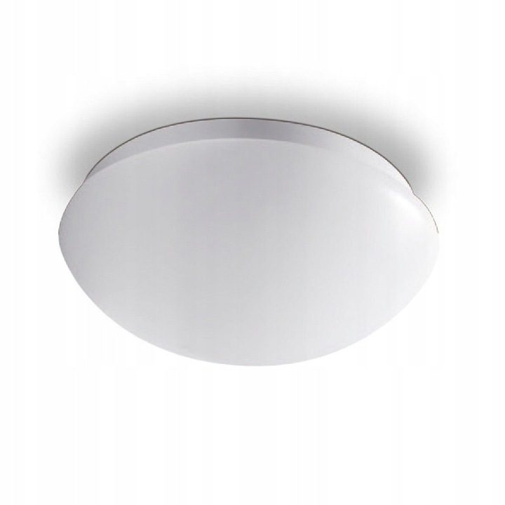 Плафониера GTV, със сензор за движение, 40W, бяла, O27,7см