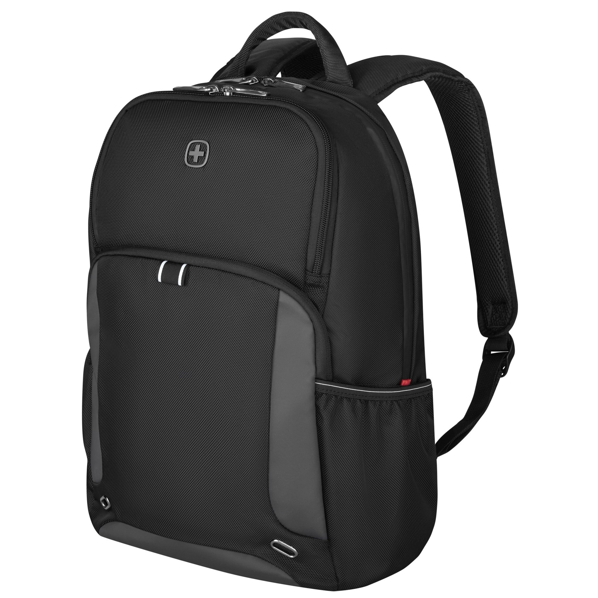 Rucsac laptop Wenger XE Tryal, buzunar tableta, textil, negru/gri, 15.6 inch