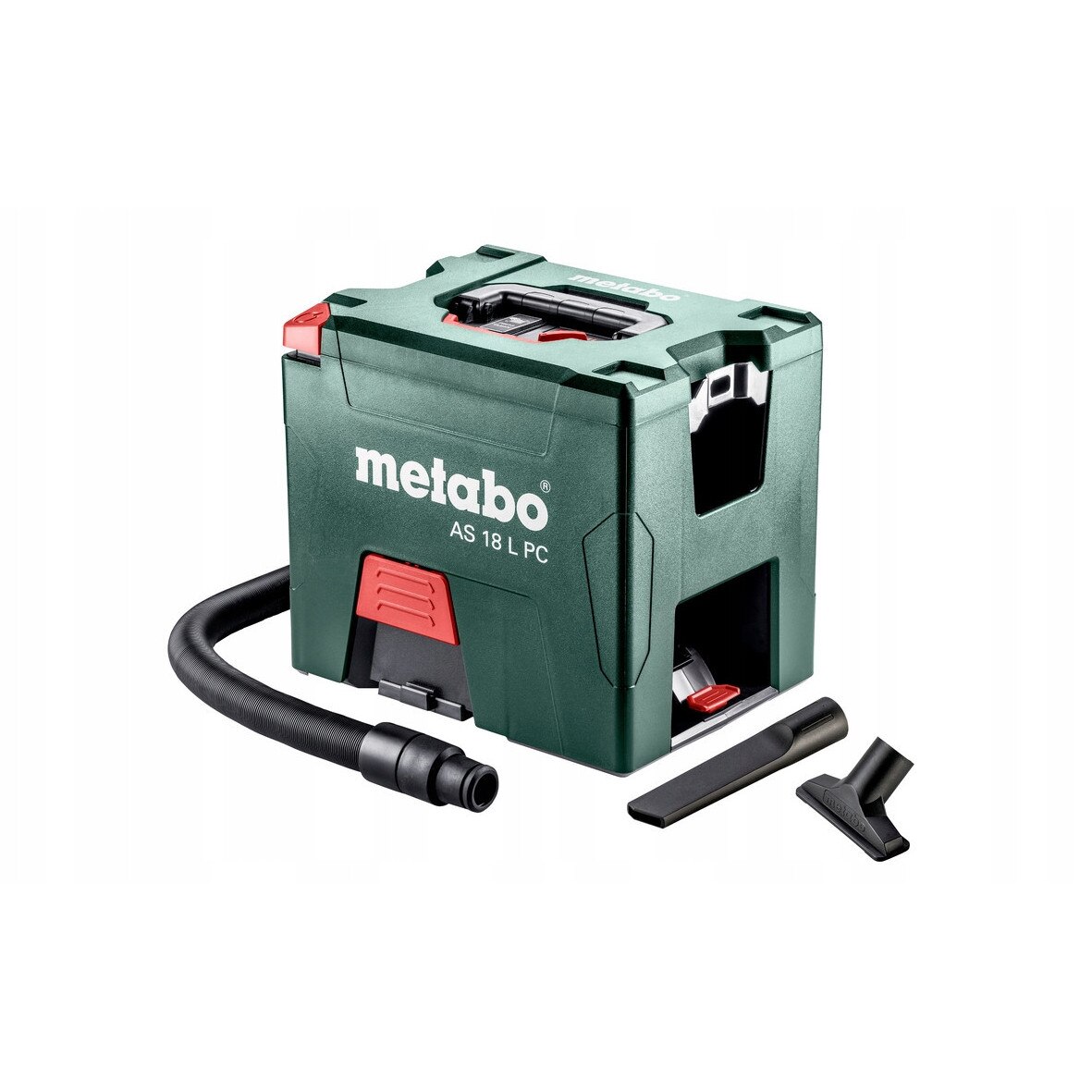 Aspirator portabil Metabo AS 18 L PC, 18V, 7.5l, 2100l/min, set complet