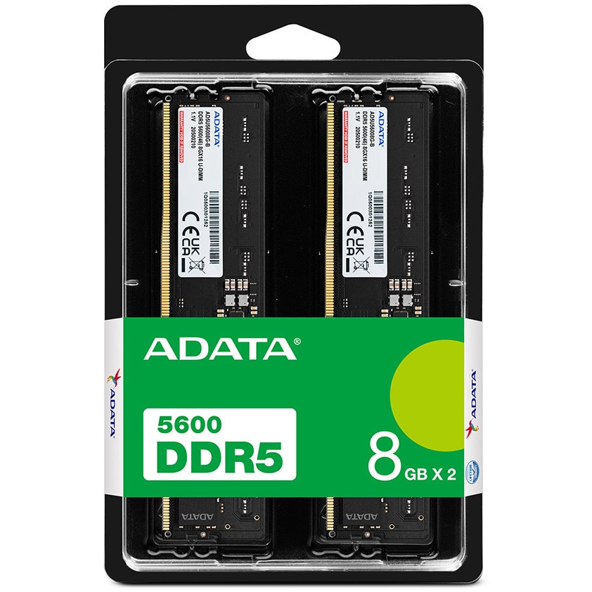 Micron DDR5-5600 16GB 8GB×2 Crucial DDR5 RAM 16GB Kit (2x8GB) 5600MHz SODIMM, Laptop Computer