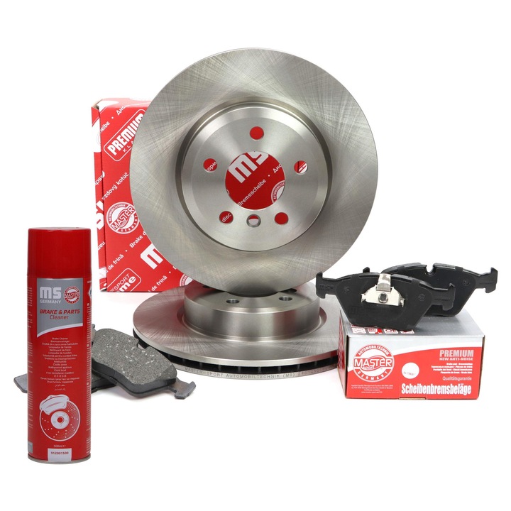 Master-Sport féktárcsa és fékbetét szett, első, 24012501601-PCS-MS, 202501600, többszínű