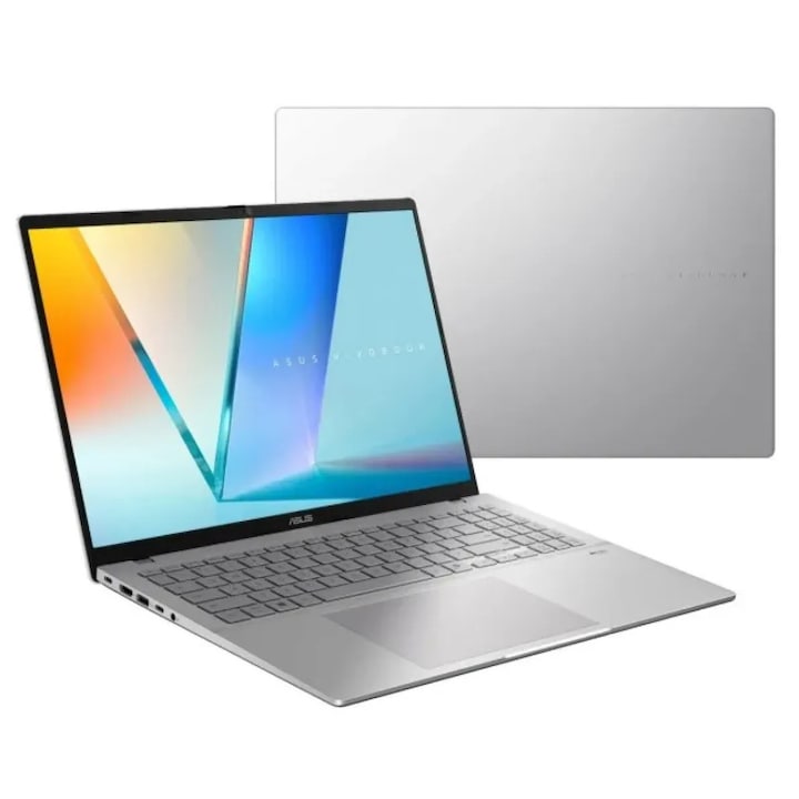 Laptop ASUS Vivobook S16 M3607GA-SH002W Ryzen AI 7 445 16inch OLED 32GB 1TB Windows 11 Home Argintiu - imagine 1
