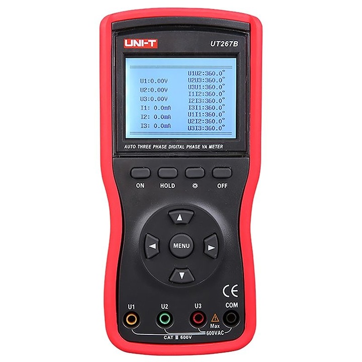 Multimetru Digital Uni-t Black Red - MIE0492