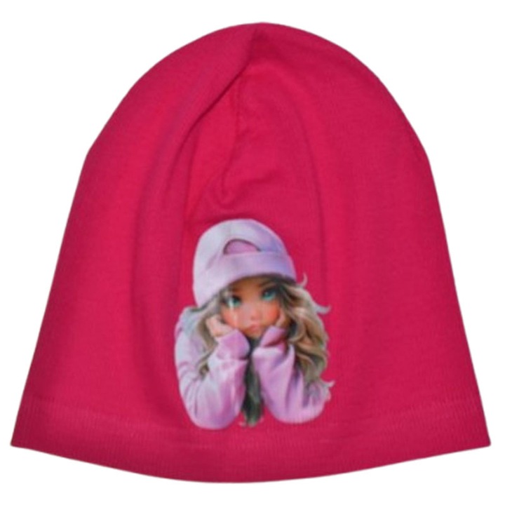 Caciula din bumbac, pentru fete, Mini Junior, CA0603F1, Fucsia 127152
