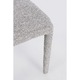 Set 2 scaune dining textil gri Antara 47.5x57.5x81h