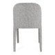 Set 2 scaune dining textil gri Antara 47.5x57.5x81h