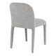 Set 2 scaune dining textil gri Antara 47.5x57.5x81h
