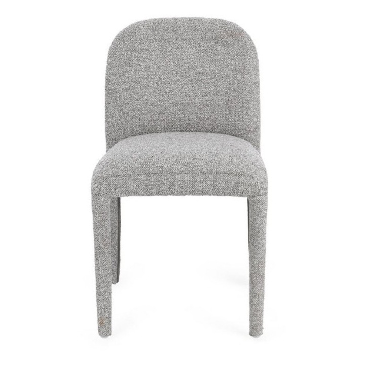 Set 2 scaune dining textil gri Antara 47.5x57.5x81h