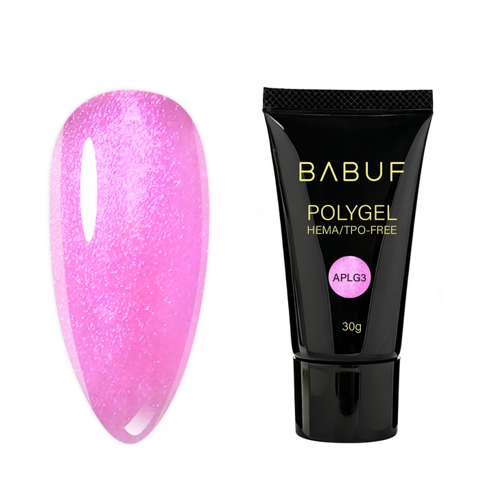 Polygel, Babuf, Pink Candy, APLG3, 30g