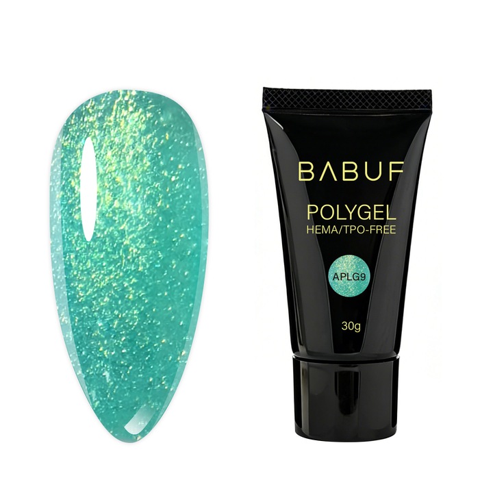 Polygel, Babuf, Turquoise, APLG9, 30g