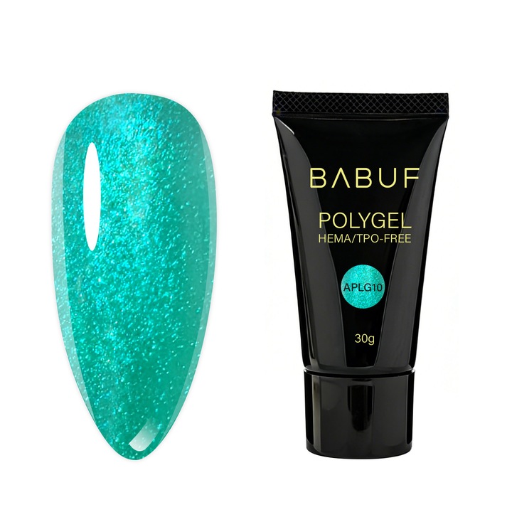 Polygel, Babuf, Teal, APLG10, 30g