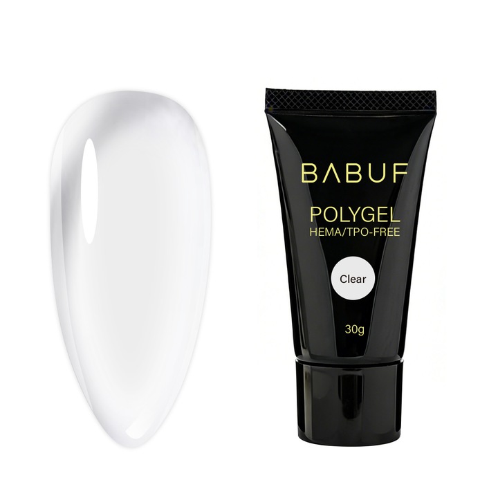 Polygel, Babuf, Clear, PLG1, 30g